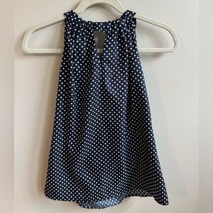 The Limited Navy Halter Tank Top